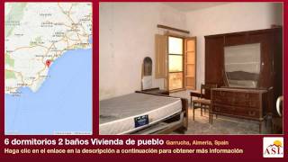 preview picture of video '6 dormitorios 2 baños Vivienda de pueblo se Vende en Garrucha, Almeria, Spain'