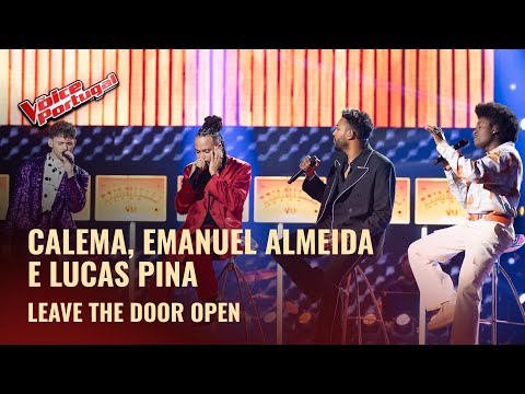 Calema, Emanuel Almeida e Lucas Pina - "Leave The Door Open" | Semifinal | The Voice Portugal 2025