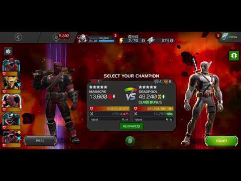 Variant 8.1.2 Deadpool Boss fight