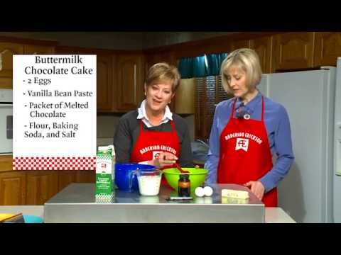 Buttermilk Chocolate Cake with Chocolate Malt Frosting -- In the Kitchen with AE Dairy