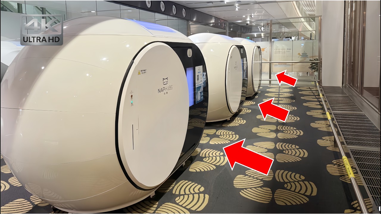 48 Hours in Sleep Pods at China’s $17 Billion Mega Airport