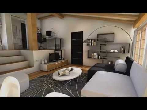  Volumen y sensualidad: Un mini-loft abuhardillado