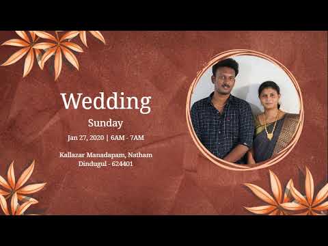 Traditional Wed invite
