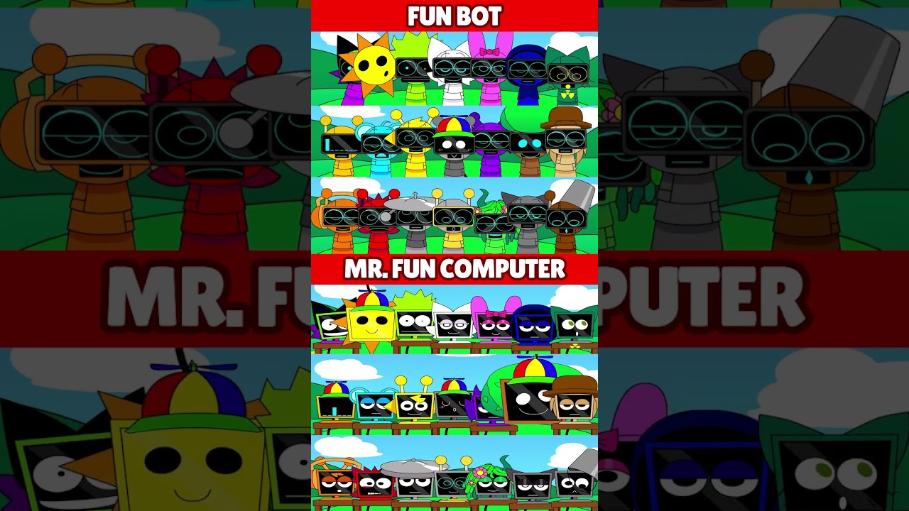 Incredibox Sprunki Fun Bot VS Mr.Fun Computer *MIX VERSION*