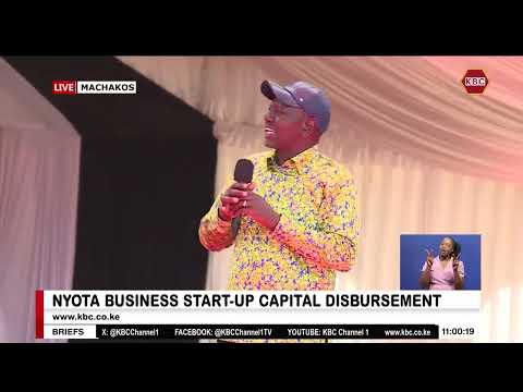 Ruto : Today, NYOTA programme benefits between 70-80 young people in every ward in Kenya