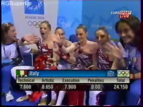 2004 Olympics Rhythmic Gymnastics Groups Final