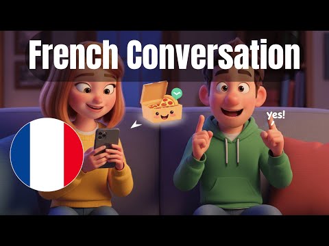 Learn French Conversation: Ordering a Pizza by Phone (Easy Dialogue)