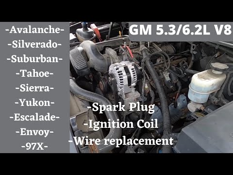 2007-2014 Cadillac Escalade 6.2L Spark plug, Ignition Coil, & Wire Replacement