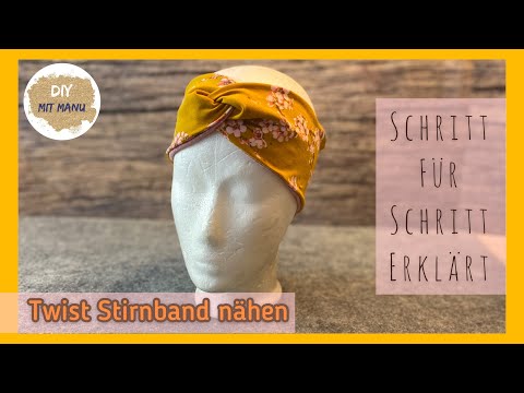 Twist headband sewing 💝 Hairband sewing 🌸 Cosmetic band sewing 💕 Easy beginner sewing instruction...