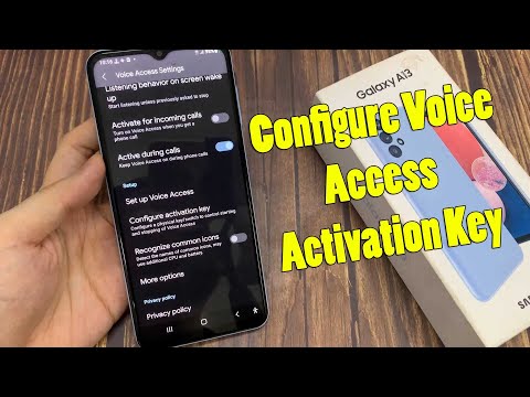 Samsung Galaxy A13: How to Configure Voice Access Activation Key