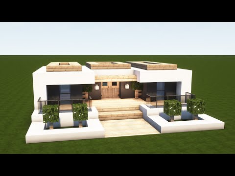 KLEINES MODERNES HAUS in MINECRAFT bauen TUTORIAL [HAUS 309]