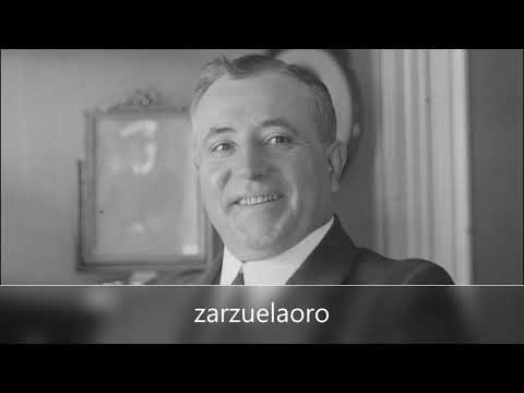 El bajo José Mardones en la zarzuela "La alegría del batallón" (con partitura)