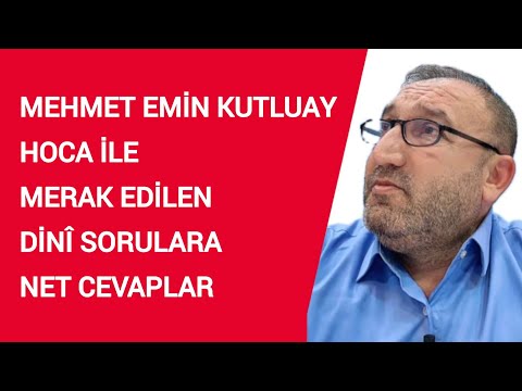 Merak Edilen Dinî Sorulara Net Cevaplar. #mehmeteminkutluay 