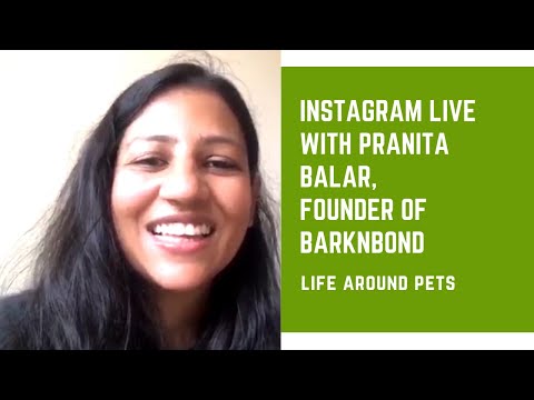 Instagram Live with Pranita Balar, Founder of BarknBond | Life Around Pets