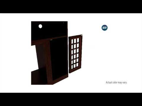 FE9301: Narita Media Electric Fireplace - Espresso Assembly Video Video