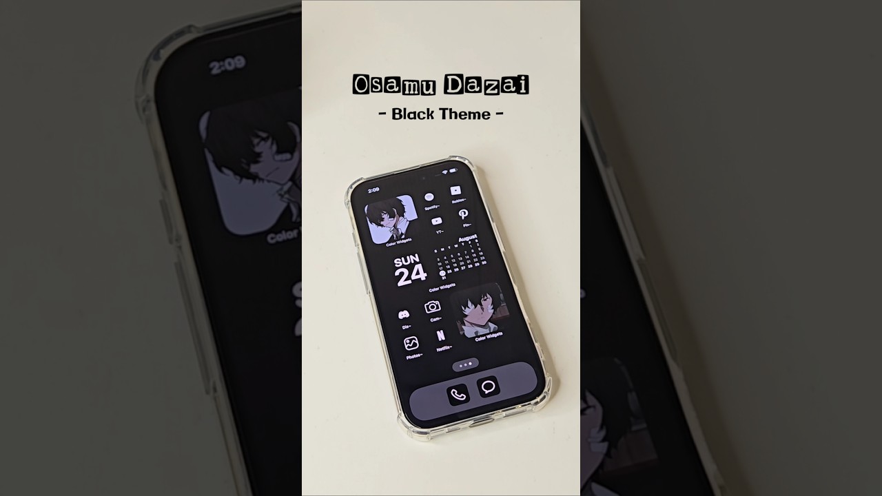 Osamu Dazai Customization | IPhone 16 Customization | #dazaiosamu #aestheticcustomization #iphone16