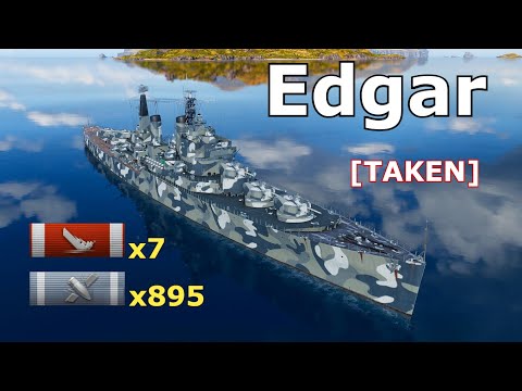 World of WarShips Edgar - 7 Kills 312K Damage