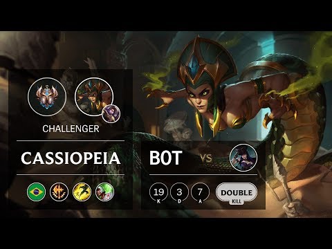 Cassiopeia Bot vs Caitlyn - BR Challenger Patch 9.24