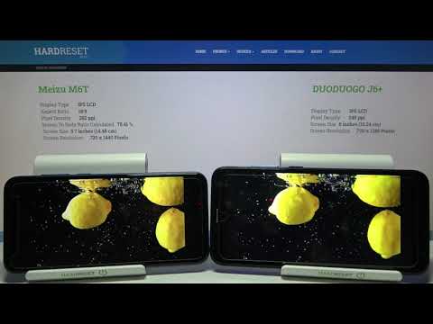 Display Meizu M6T vs DuoDuoGo J6+ - Check Screen Quality