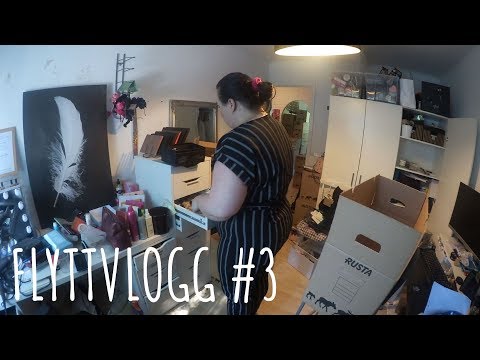 FLYTTVLOGG #3 PACKAR HELA SMINKRUMMET - it's crazyyyyyyyyy