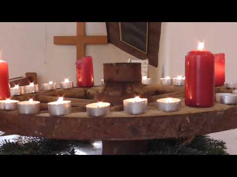 Andachtstürchen 20 - Sehet die vierte Kerze brennt