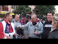 videó: Vidi szurkolók biztatták a csapatot Genkben a meccs előtt