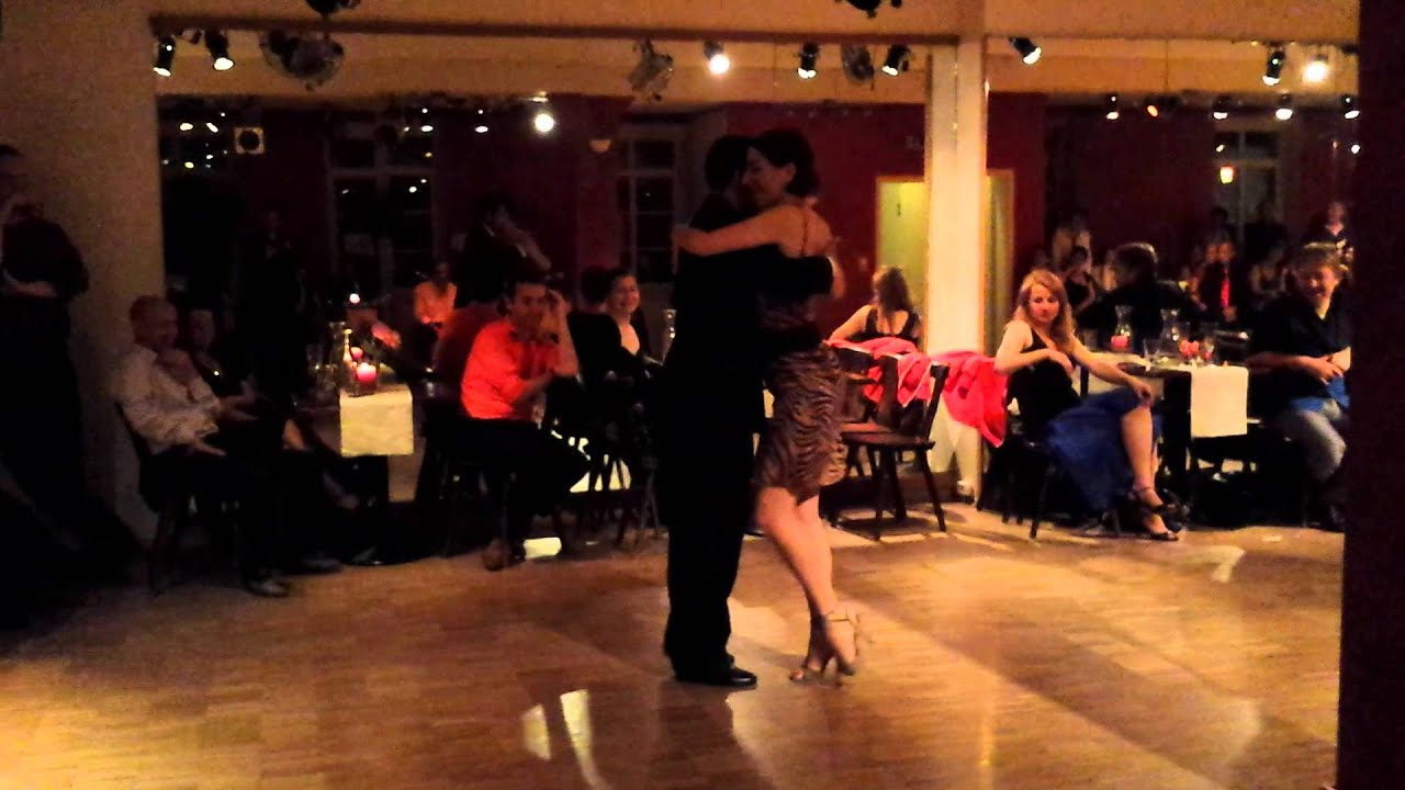 Adrian and Amanda Costa - Dancing 3/4 milonga, argentine tango (2014-05-10 Kehl, Germany)