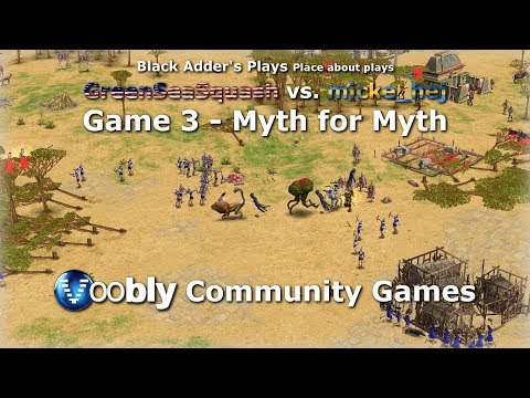 Myth for Myth - Squash vs. micke_hej, Game 3 - Voobly Community Games - Age of Mythology: TT