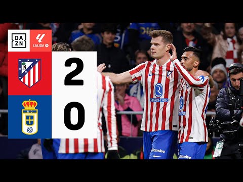 Estadísticas Atlético de Madrid vs Real Oviedo, Primera División Jornada 14