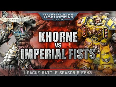 Imperial Fists vs Khorne Warhammer 40k Battle Report 9th Edition 2000pts S9EP43 BE'LAKOR!