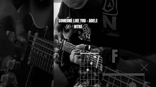Someone Like you - Adele Intro #youtubeshort #guitar #musicology #tutorial #lesson #cover #musician
