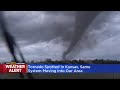 Tornado spotted in Kansas; same system moving into our area