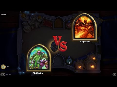 Book of Heroes Malfurion vs Ragnaros | Hearthstone Book of Heroes
