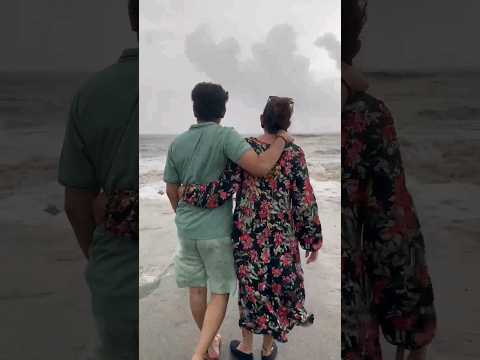Beach Vibes ⛱️ #vacation #india #wife #love #travel #instagram #couple #mumbai #beach
