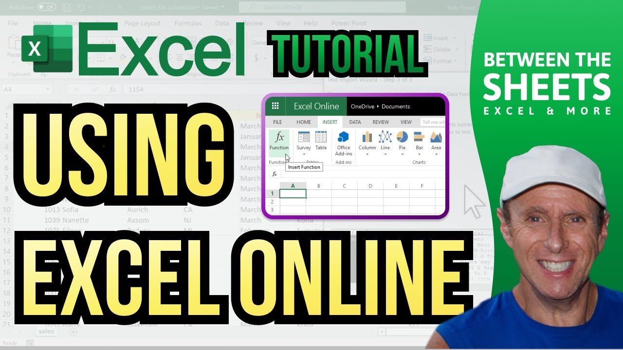 Using Excel Online