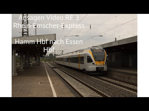 [ eurobahn ] RE 3 ( Rhein-Emscher-Express ) Hamm Hbf nach Essen Hbf