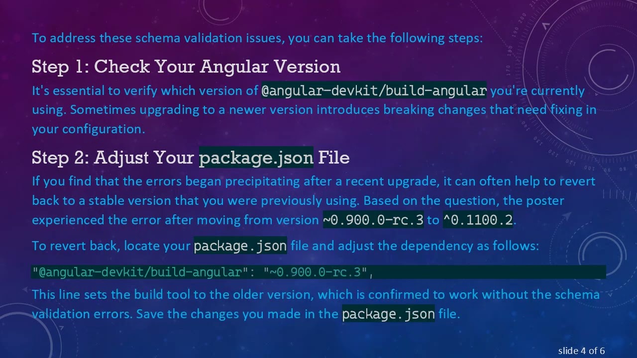 Resolving Schema Validation Failed Errors in Ionic Framework