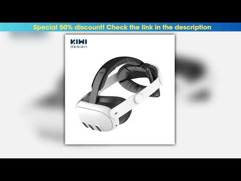 KIWI design K4 Comfort Head Strap Compatible with Quest 3Quest 3S Elite Strap VR Accessories User F