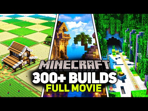 300+ Build Projects for Survival Minecraft [FULL MOVIE]