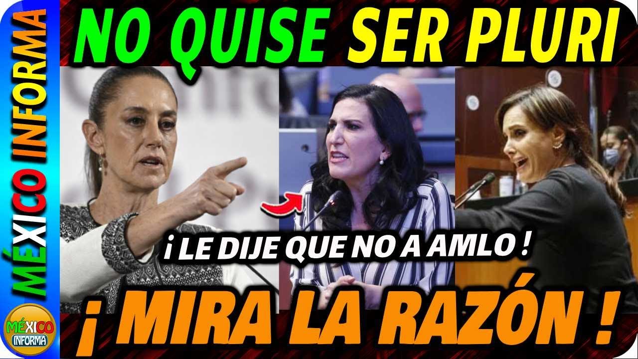 NO QUISE SER PLURI. TREMENDA M4DR1NA QUE LE PUSO A LOS PLURIN0MINALES. SE PREDICA CON EL EJEMPLO.