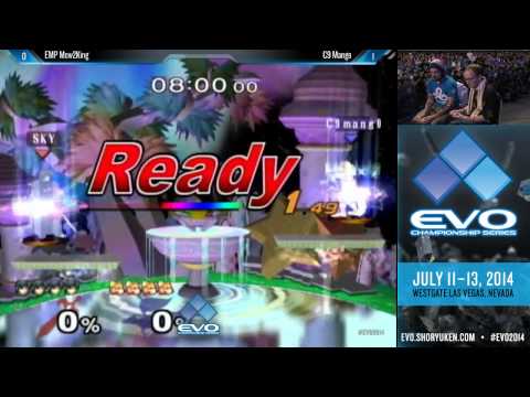 EVO 2014 SSBM Winners Semis - Mew2King vs Mango
