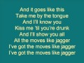moves like jagger lyrics maroon 5 