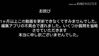 【お詫び】質問コーナー返信