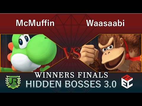 Hidden Bosses 3.0  WINNERS FINALS - McMuffin (Yoshi) vs Waasaabi (Donkey Kong, Diddy Kong)