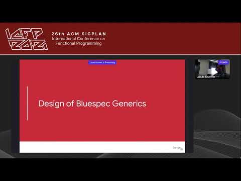 HIW 2021 - Generics for Hardware: Adding Haskell-inspired Generics to Bluespec