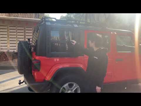 Roof Rack with Ladder For Wrangler JL