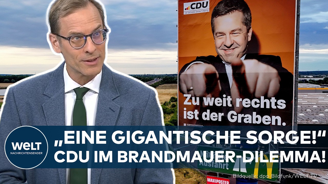 CDU VOR ZERREIßPROBE: "Ganz große Sorge!" Werden die Brandmauern zu AfD und Linke eingerissen?