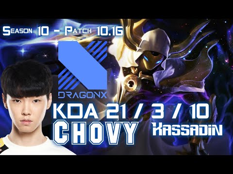 DRX Chovy KASSADIN vs JAYCE Mid - Patch 10.16 KR Ranked