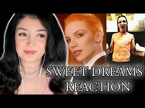 FIRST TIME REACTING TO THE ORIGINAL SWEET DREAMS BY EURYTHMICS AND MARILYN MANSON