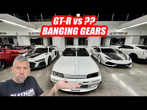 Aussie GT-R on Banging Gears TV Show in Vegas with Adam LZ - USA GT-R Build Part 2